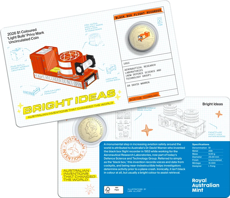 Bright Ideas 2026 $1 and $2 Privy Mark Seven-Coin Collection