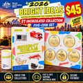 Bright Ideas 2026 $1 Uncirculated Collection Folder and Five-Coin Set