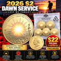 2026 $2 Dawn Service – Uncirculated Coin Bag