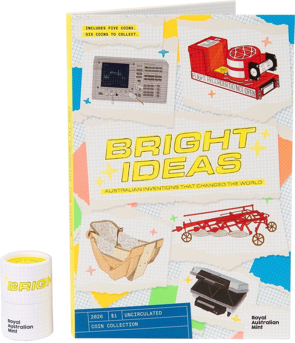 Bright Ideas 2026 $1 Uncirculated Collection Folder and Five-Coin Set