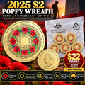 2025 $2 Poppy Wreath – Uncirculated Coin Bag